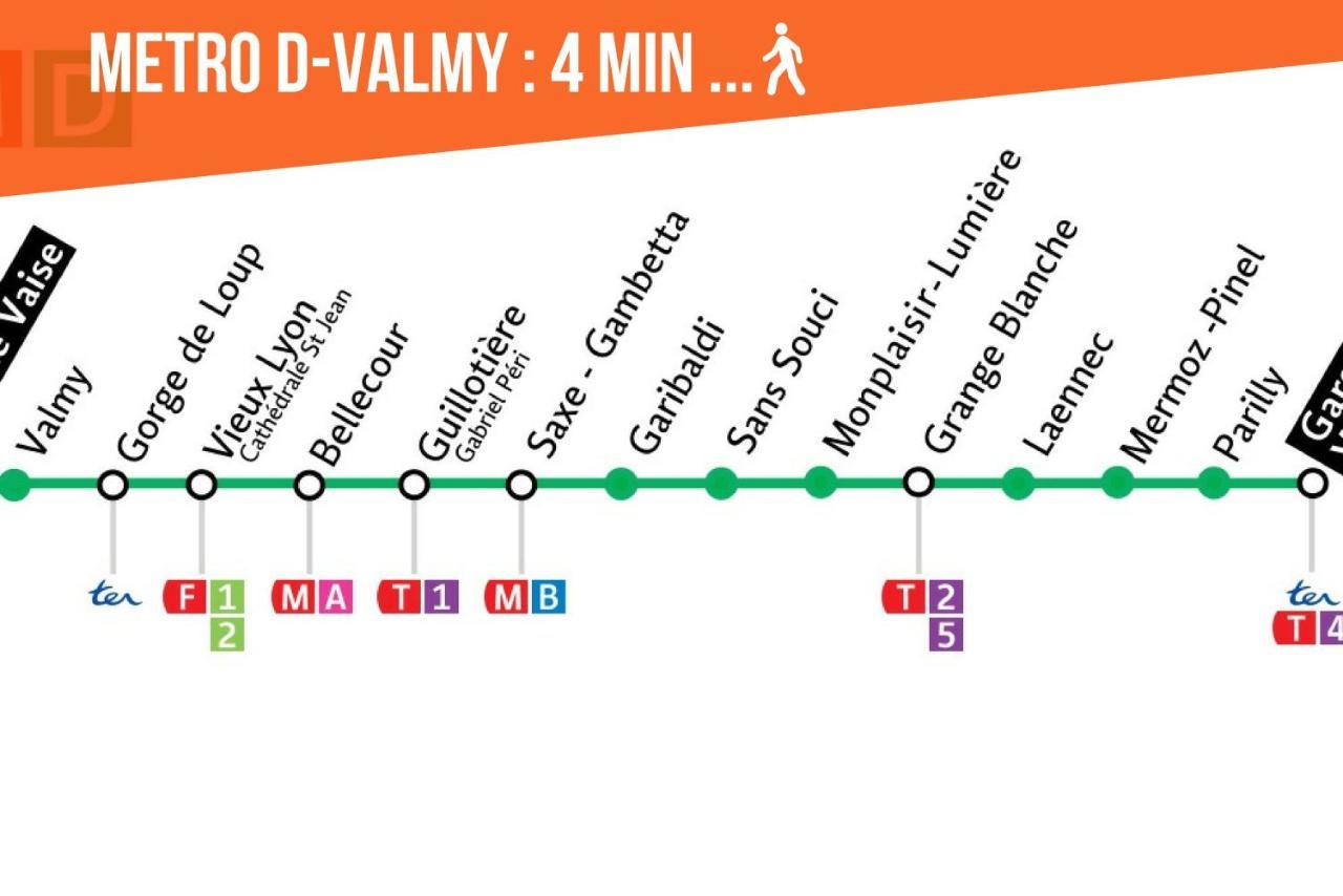Le 9Eme- Metro Valmy-Homalyon Leilighet Eksteriør bilde